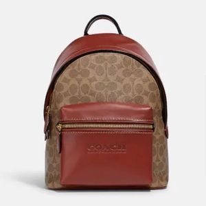 Coach Charter backpack 24 in Signature canvas